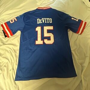 New York Giants Devito Jersey size small. Tommy Cutlets